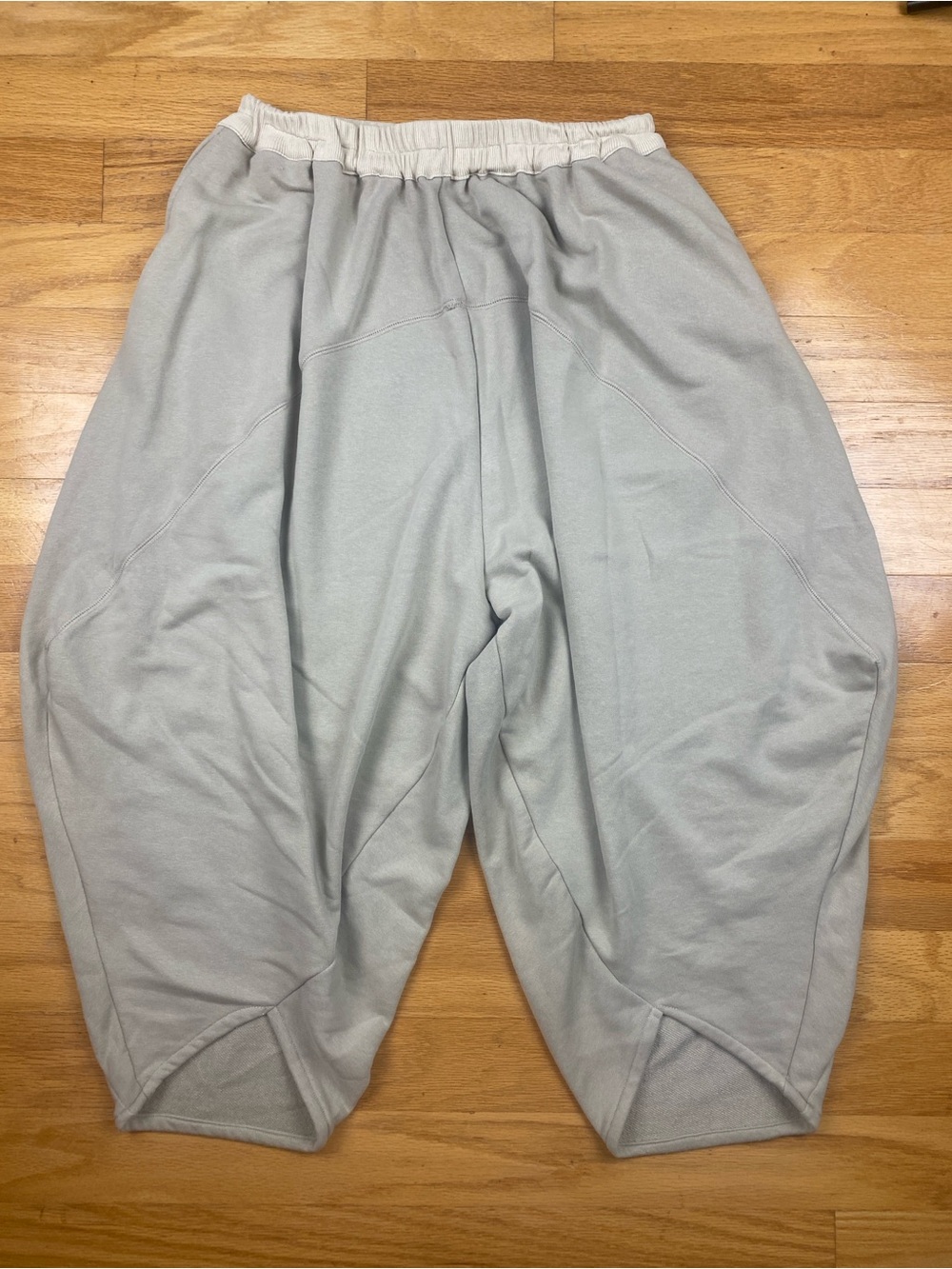 Kedem Sasson Wide Leg Sweatpants, Beige Tan, Size 2 (US 16-18)